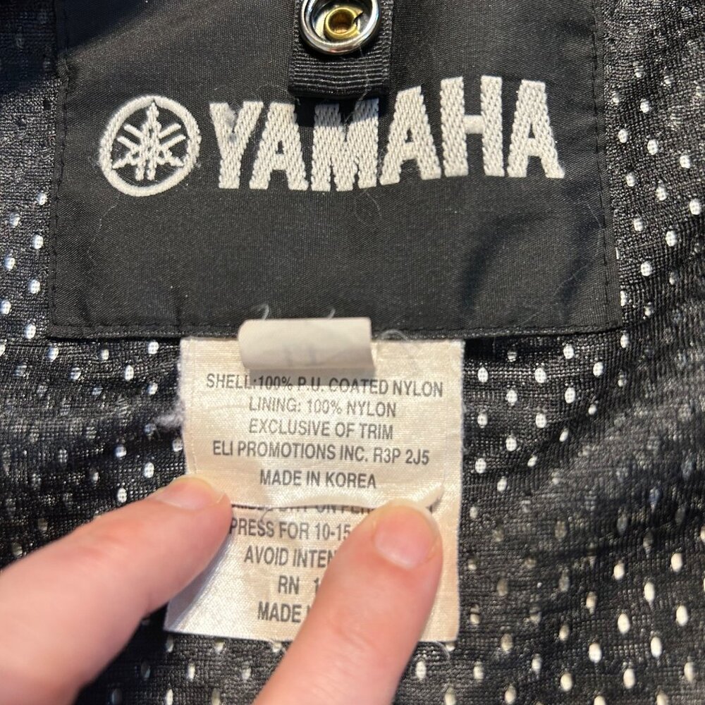 VTG Yamaha Racing Team FXR Jacket Silver Black Made in Korea Size LT Motorsport - Picture 11 of 16